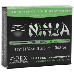 Apex Ninja TSS 28 Gauge 2 3/4" 1 3/8 Oz Box 5 Rd